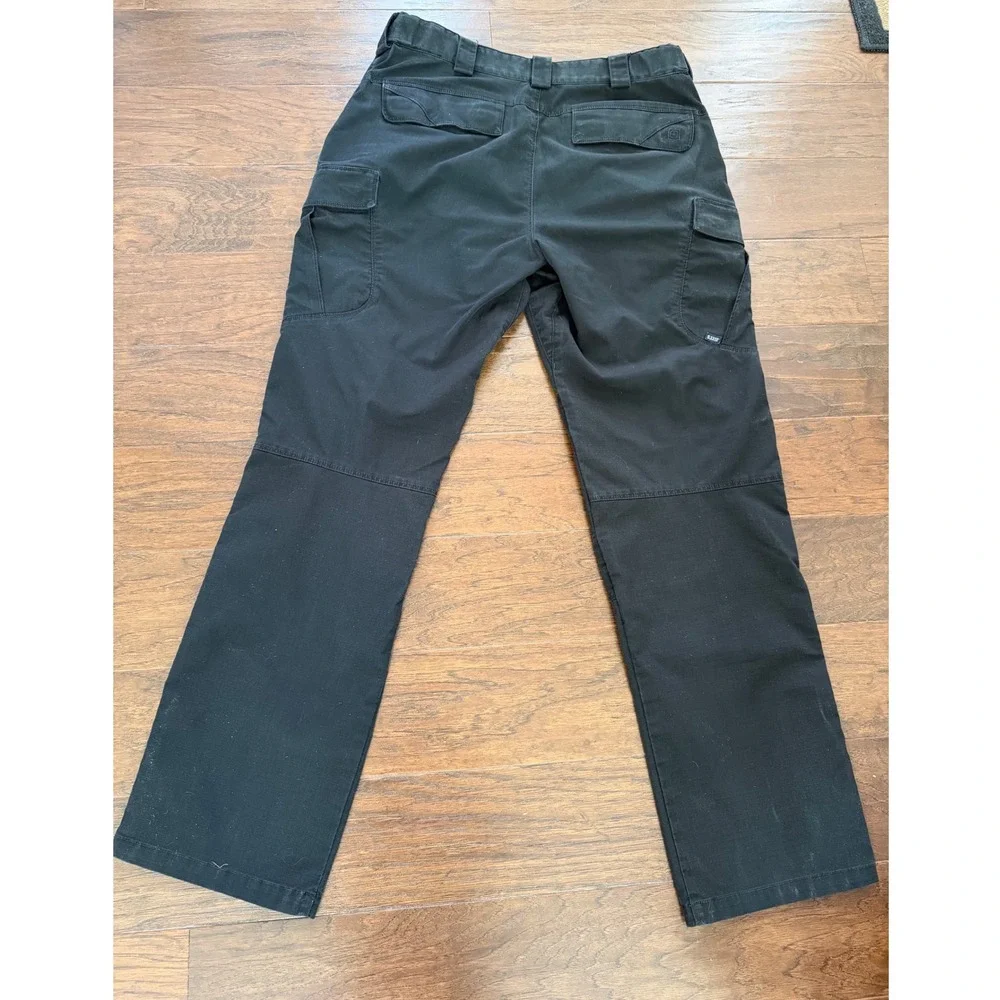 5.11 Tactical Stryke Cargo Pants Mens 34x32 Black Ripstop Flex-Tac 74369